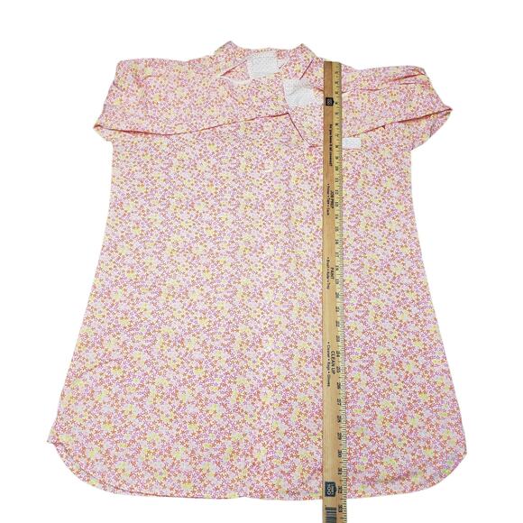 Victoria Secret Mayfair Sleepshirt Sz L Ditsy Floral Pocket Intimates Sleepwear - Picture 9 of 11